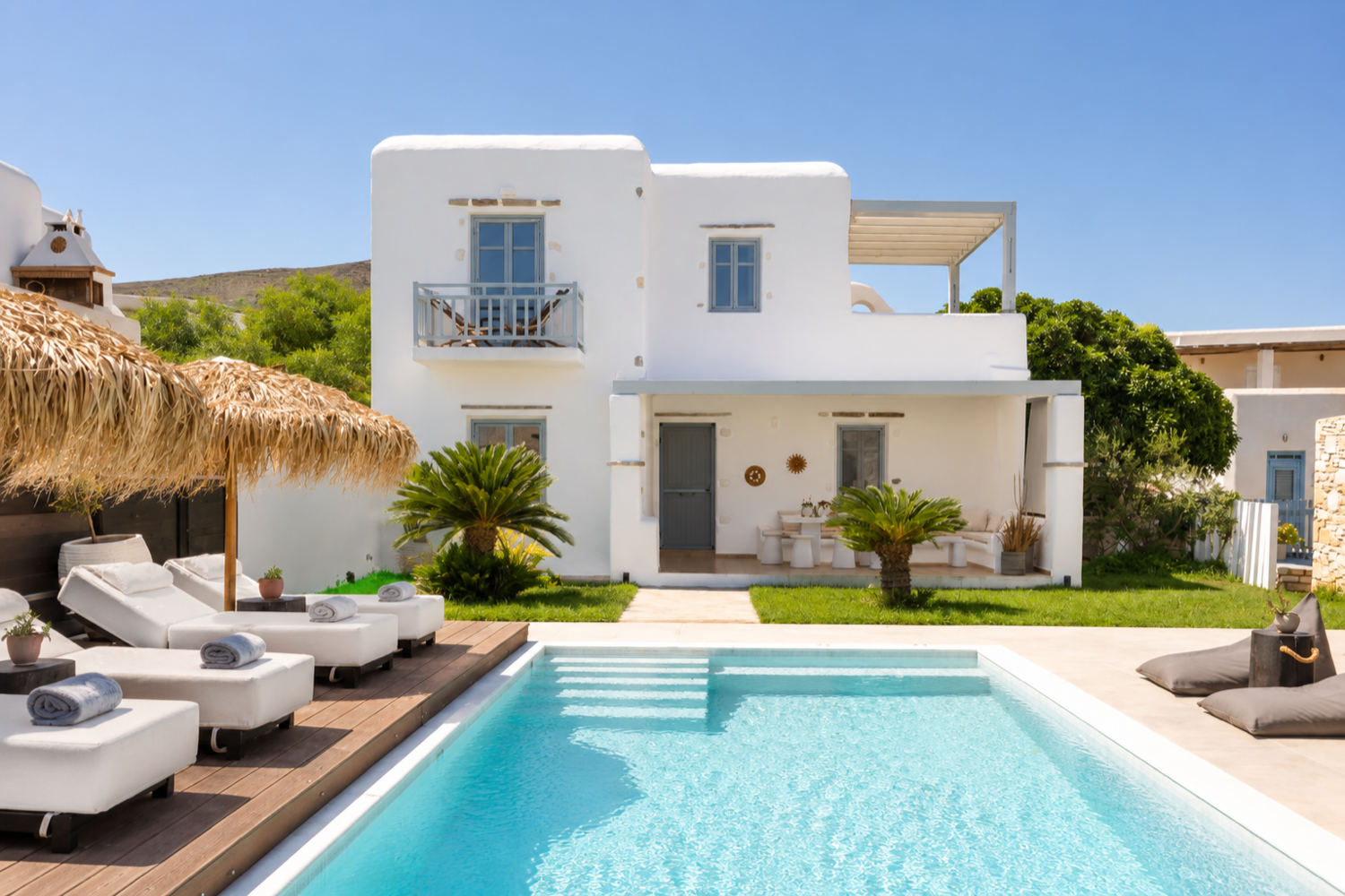 villa vanta II dryos paros greece beautiful private villa to rent in paros image